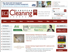 Tablet Screenshot of europeancleaningjournal.com